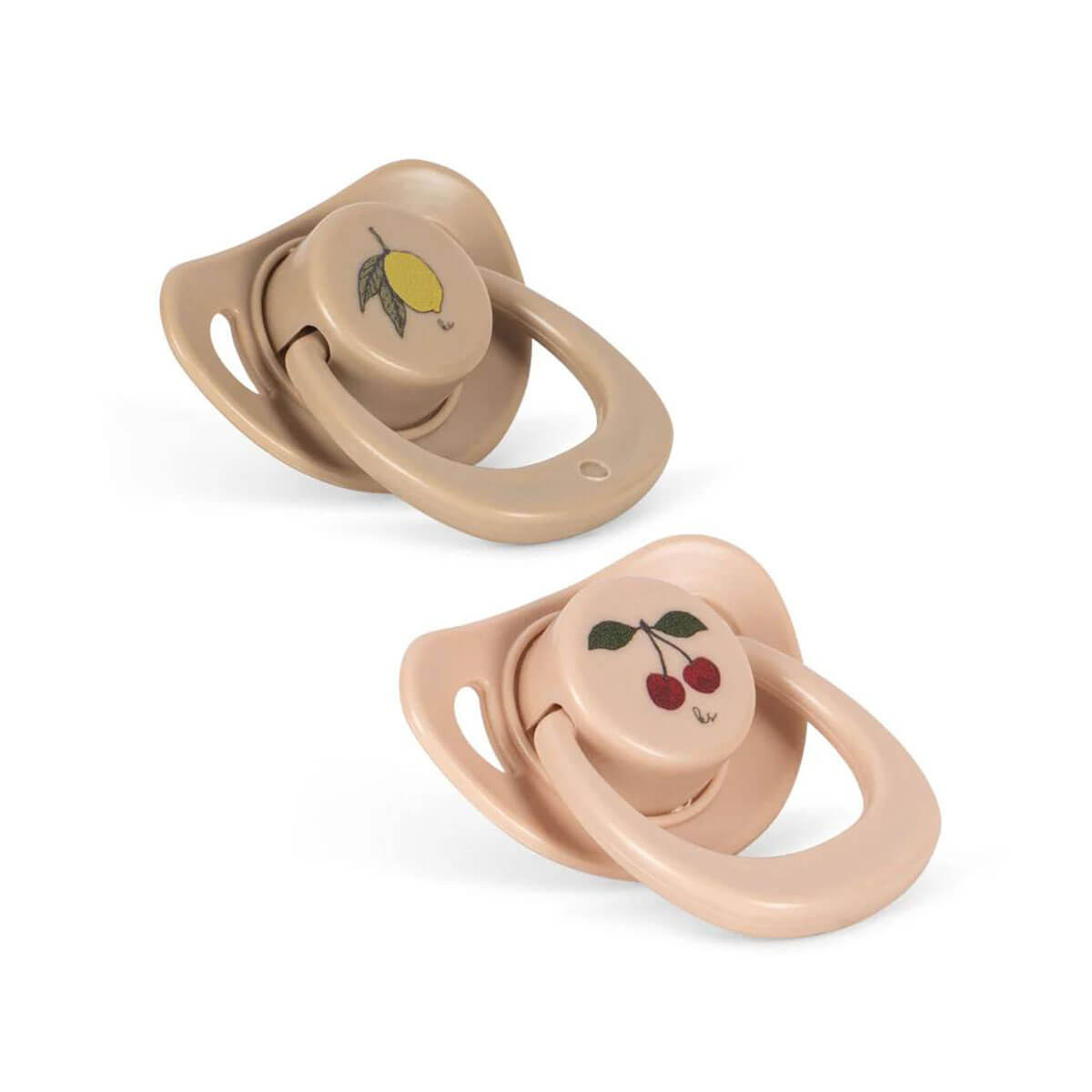 Doll Pacifier (2 Pack) in Cherry / Lemon by Konges Sløjd