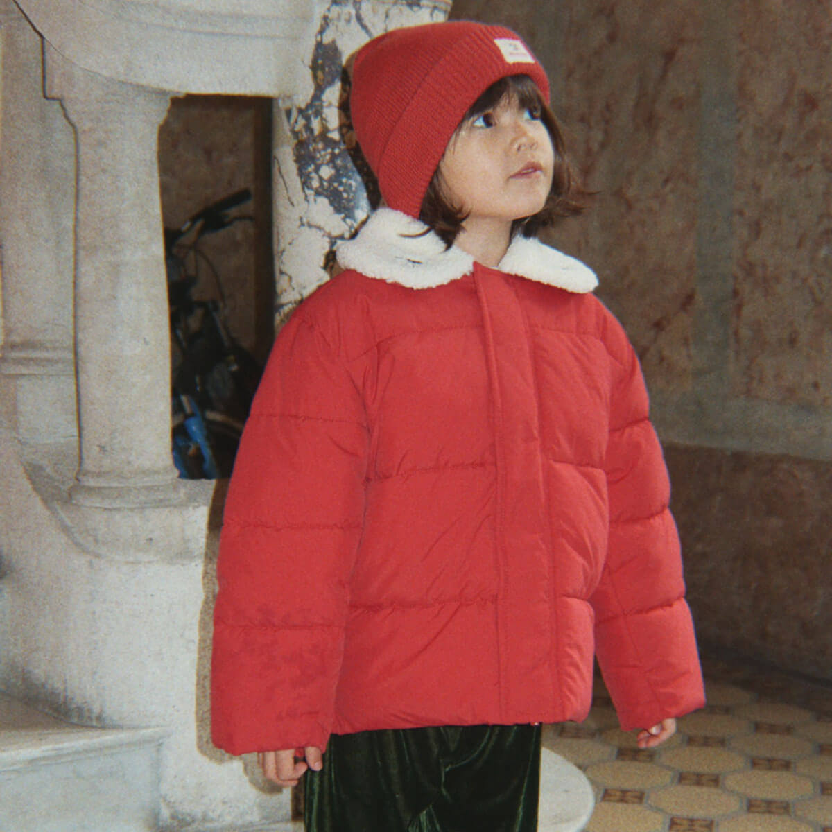 Alpi Collar Jacket in Cardinal by Konges Sløjd