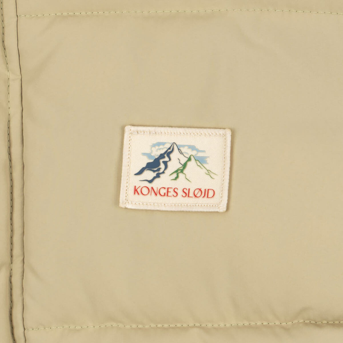 Alpi Collar Jacket in Pale Olive Green by Konges Sløjd