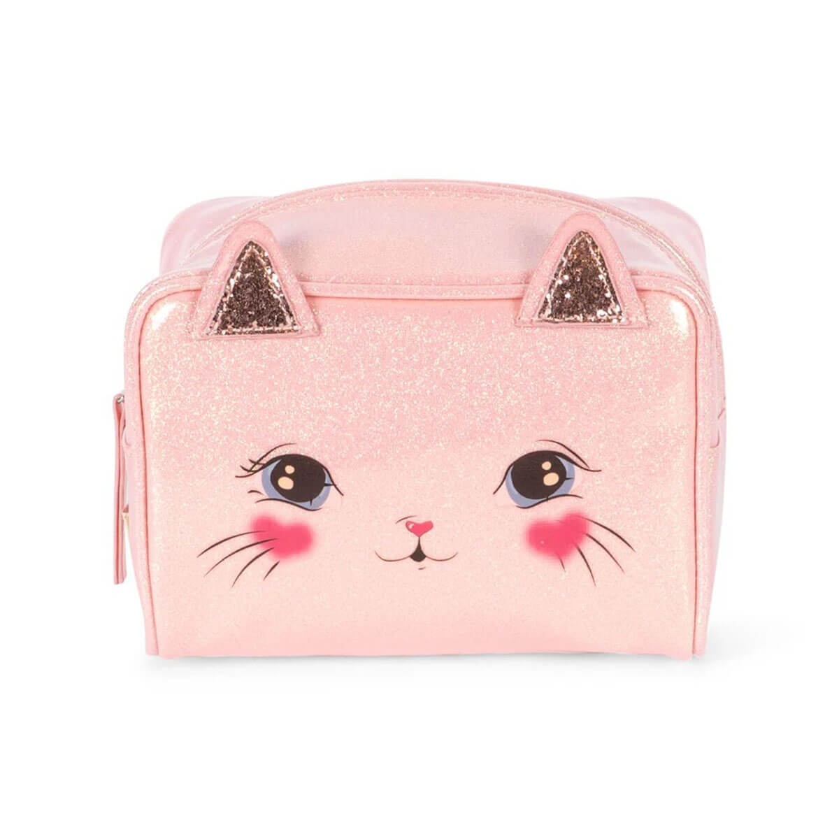 Cat Pouch in Cerise Glitter Pink by Konges Sløjd