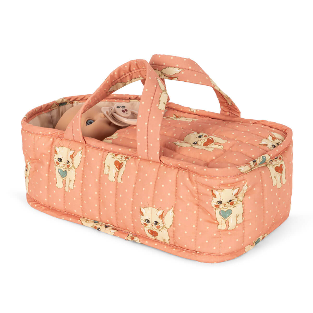 Cattie Baby Doll With Lift in Ciao Miao Rose by Konges Sløjd
