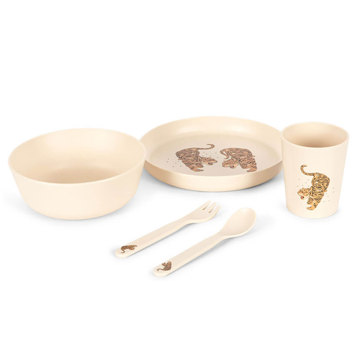 Dinner Set in Tiger Ruggito by Konges Sløjd