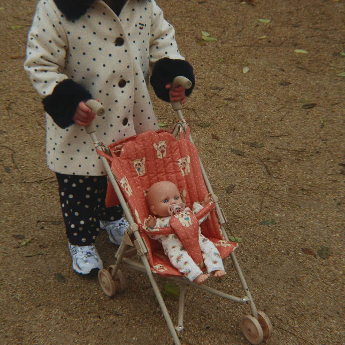 Doll Stroller in Ciao Miao Rose by Konges Sløjd