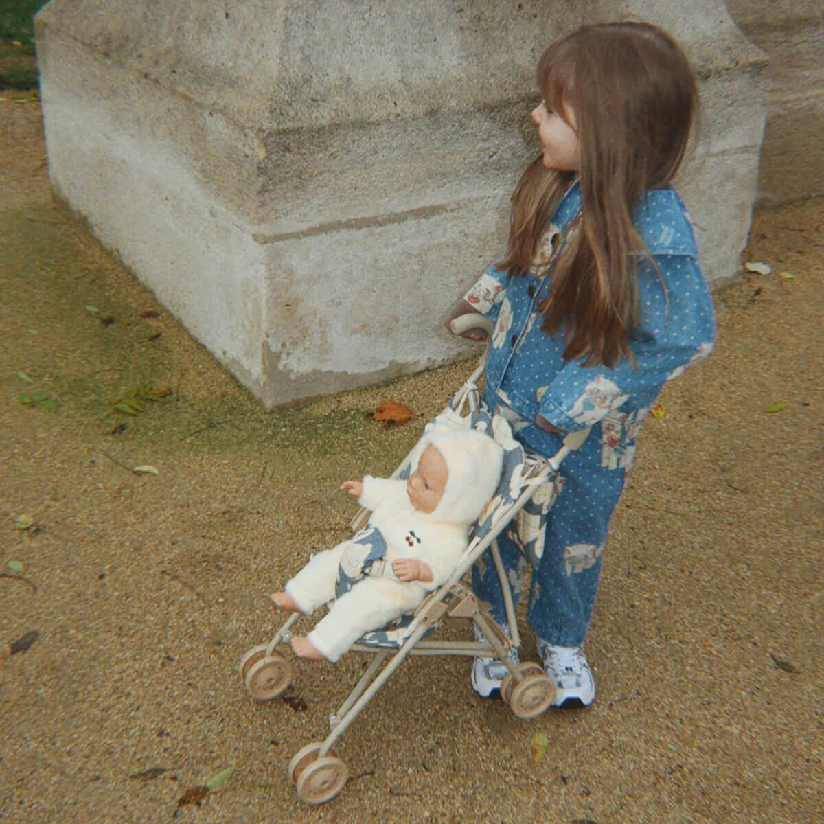 Doll Stroller in Swan by Konges Sløjd
