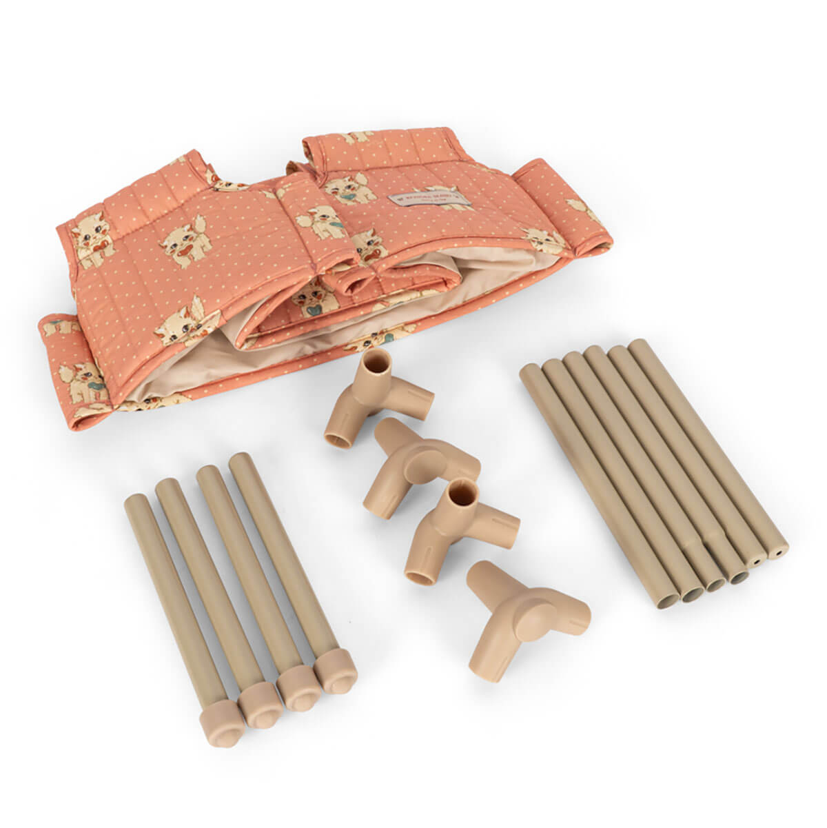 Doll Travel Bed in Ciao Miao by Konges Sløjd