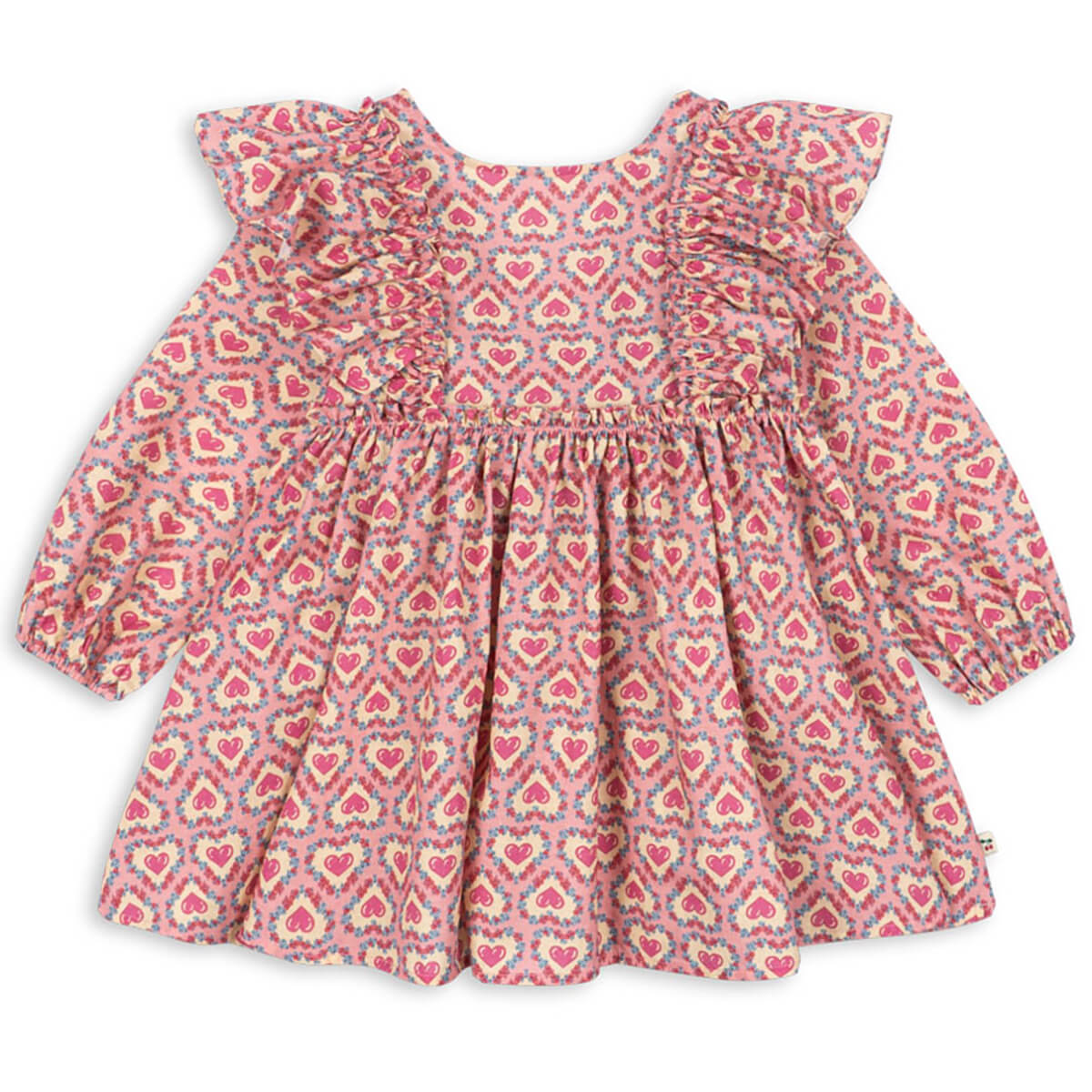 Evia Bow Dress in Felice Rose by Konges Sløjd