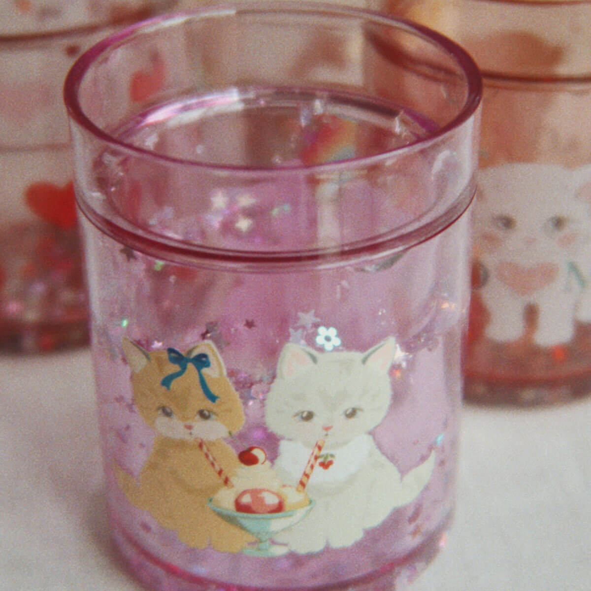 Glitter Cups (2 Pack) in Kitty Gelateria by Konges Sløjd