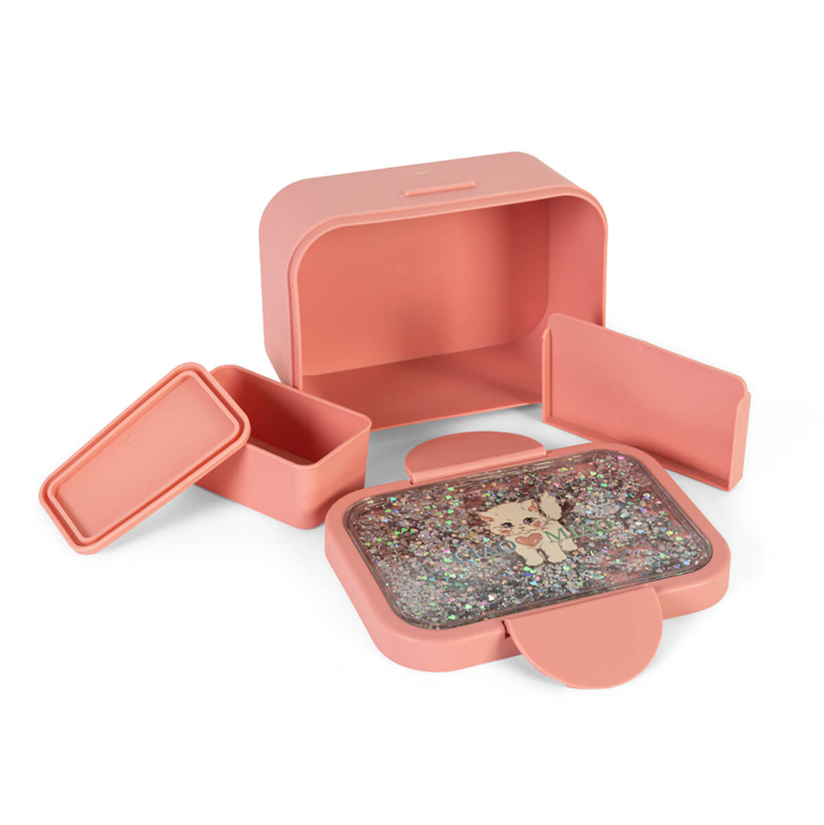 Glitter Lunch Box in Ciao Miao by Konges Sløjd