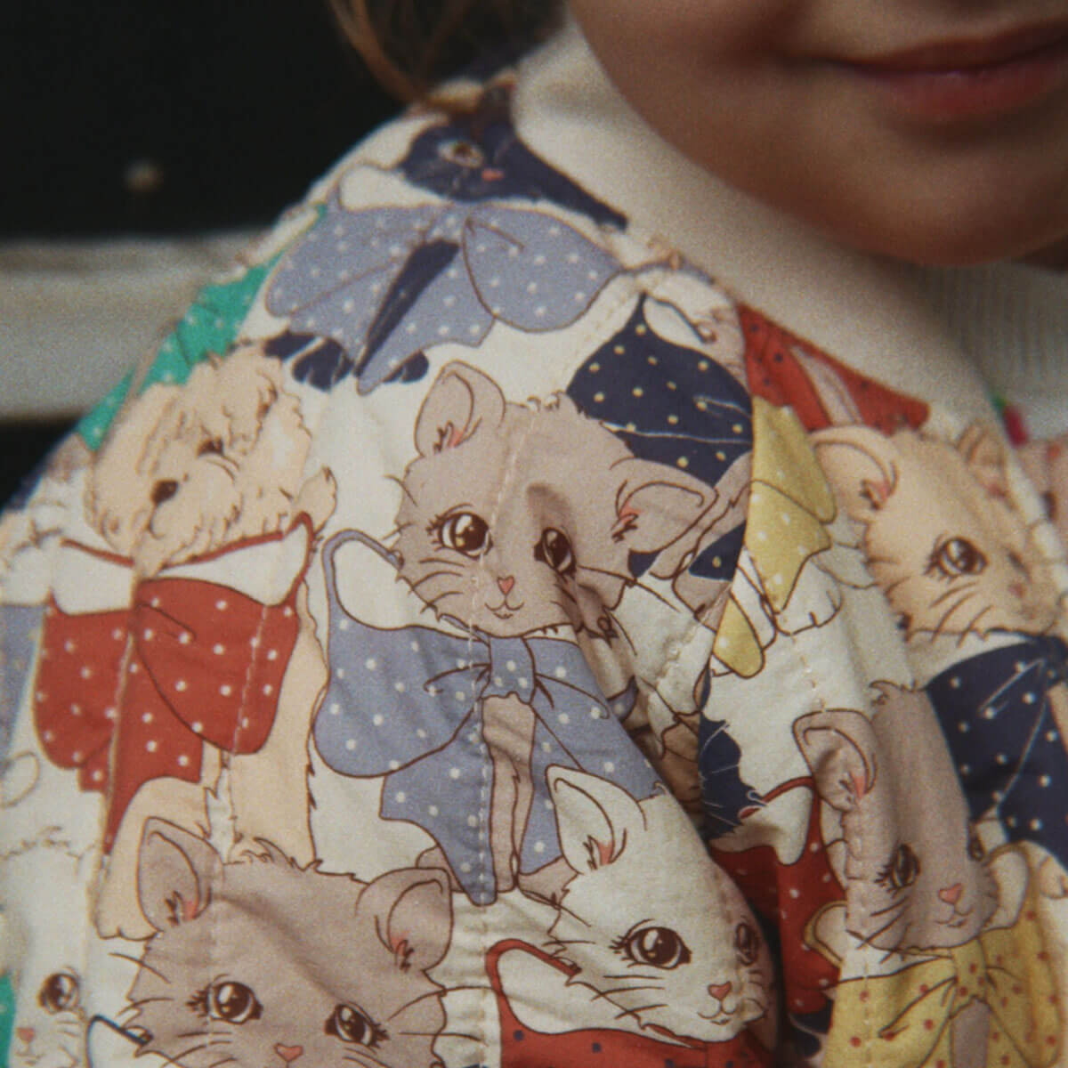 Juno Printed Bomber Jacket in Like Cats & Dogs by Konges Sløjd