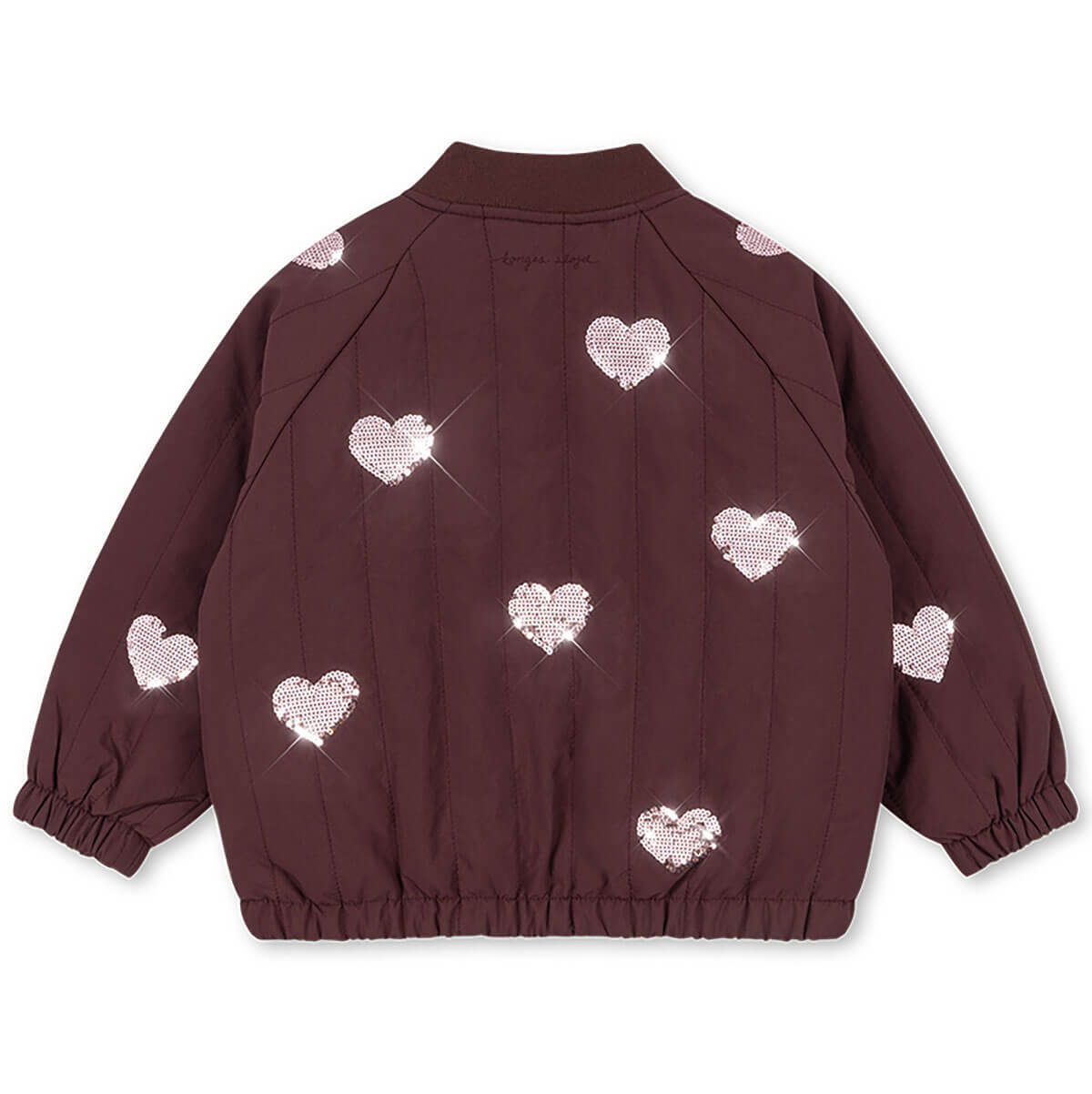 Juno Sequin Bomber Jacket in Decadent Chocolate by Konges Sløjd