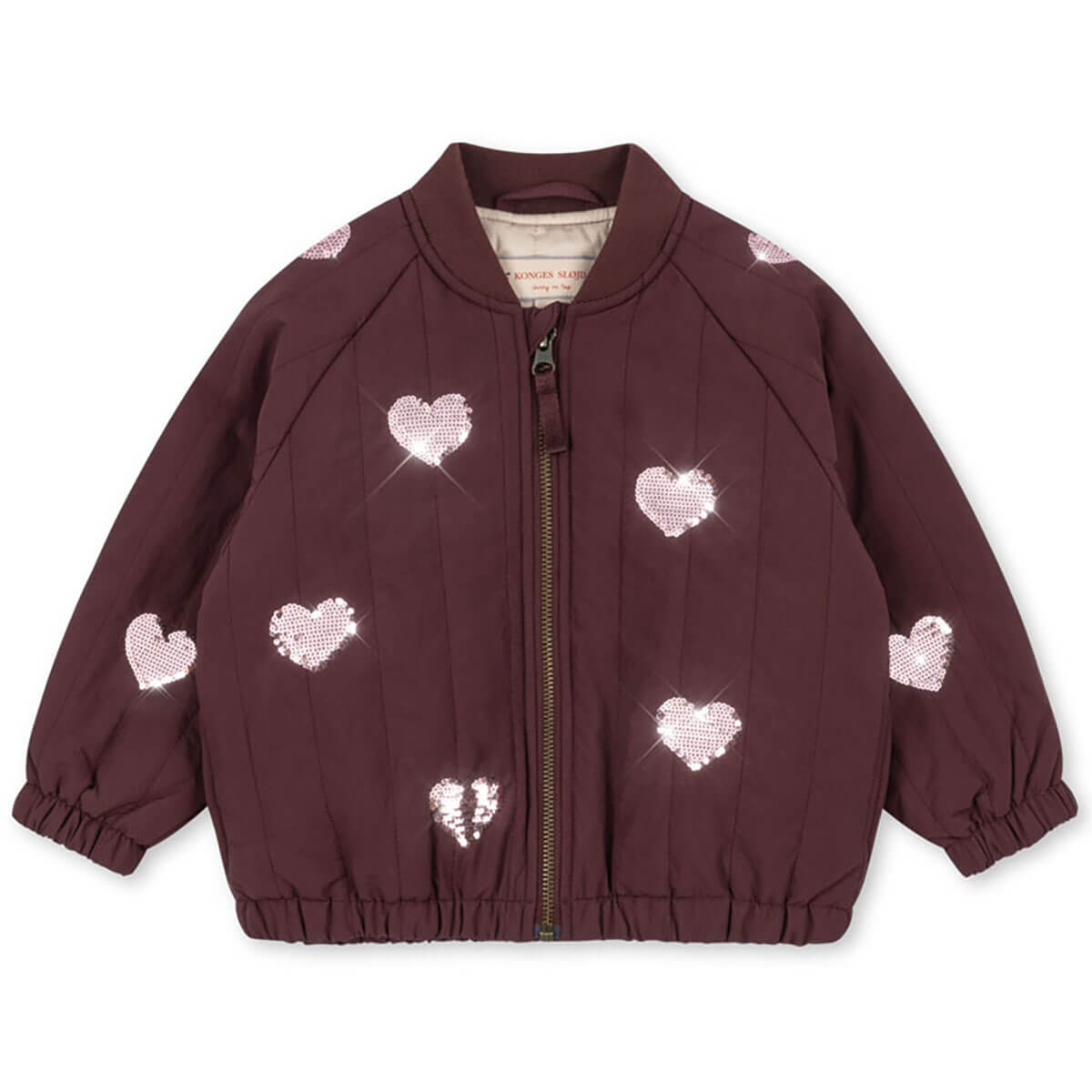 Juno Sequin Bomber Jacket in Decadent Chocolate by Konges Sløjd