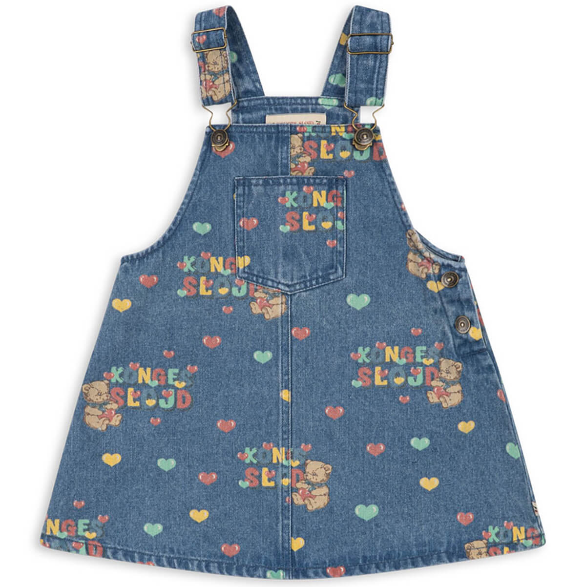 Magot Overall Dress in Teddy Coeur by Konges Sløjd