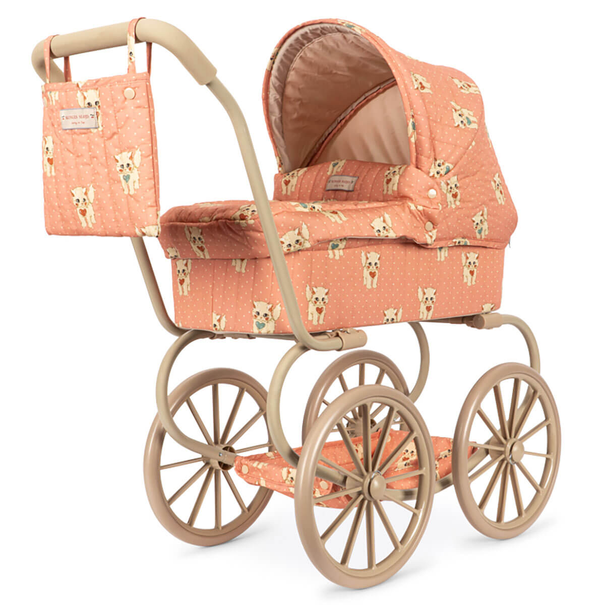 Minnie Doll Pram (72cm) in Ciao Miao Rose by Konges Sløjd