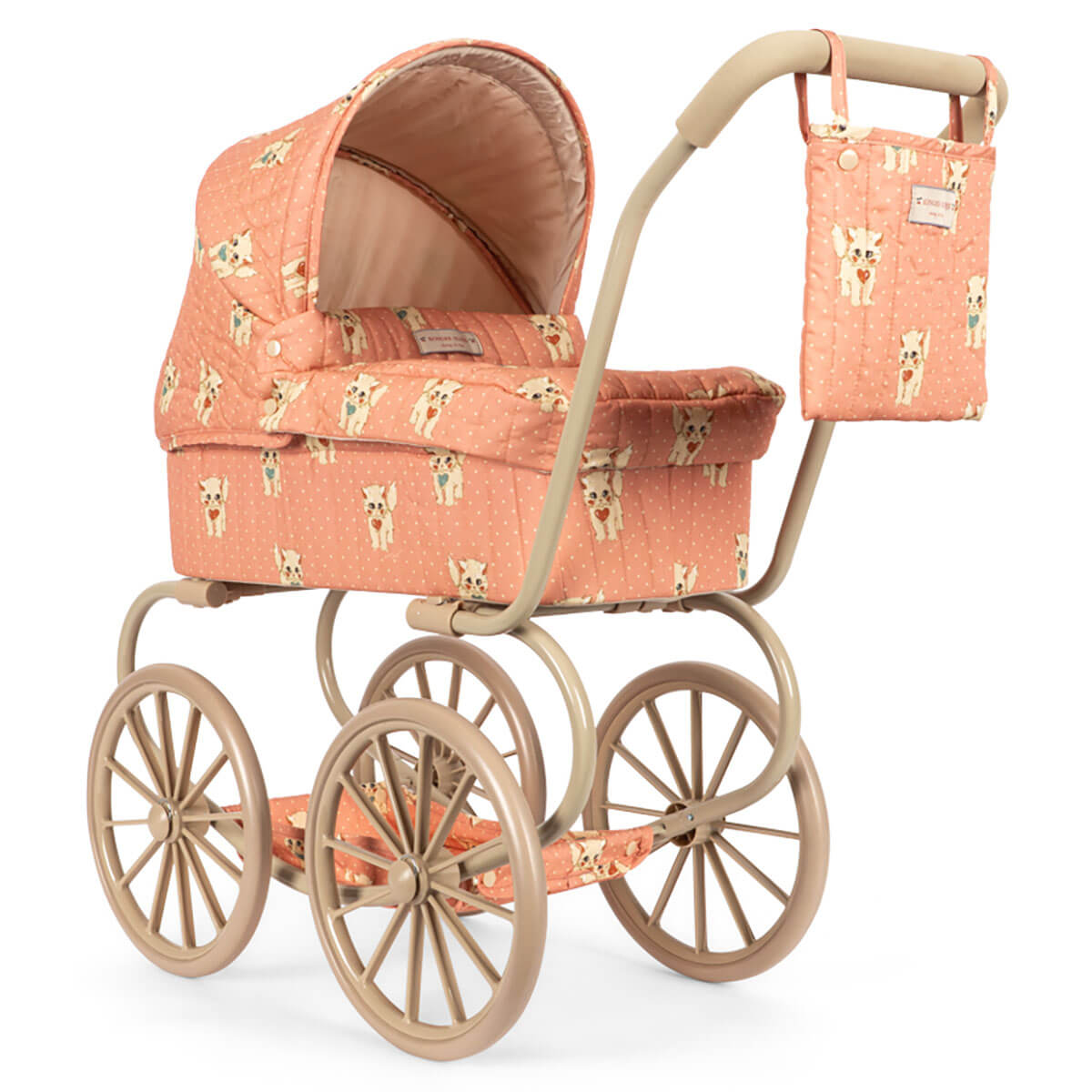 Minnie Doll Pram (72cm) in Ciao Miao Rose by Konges Sløjd
