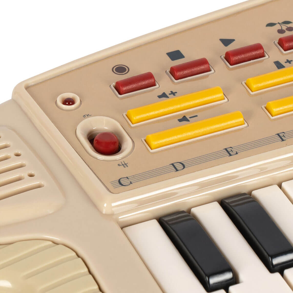Music Keyboard in Lemon by Konges Sløjd