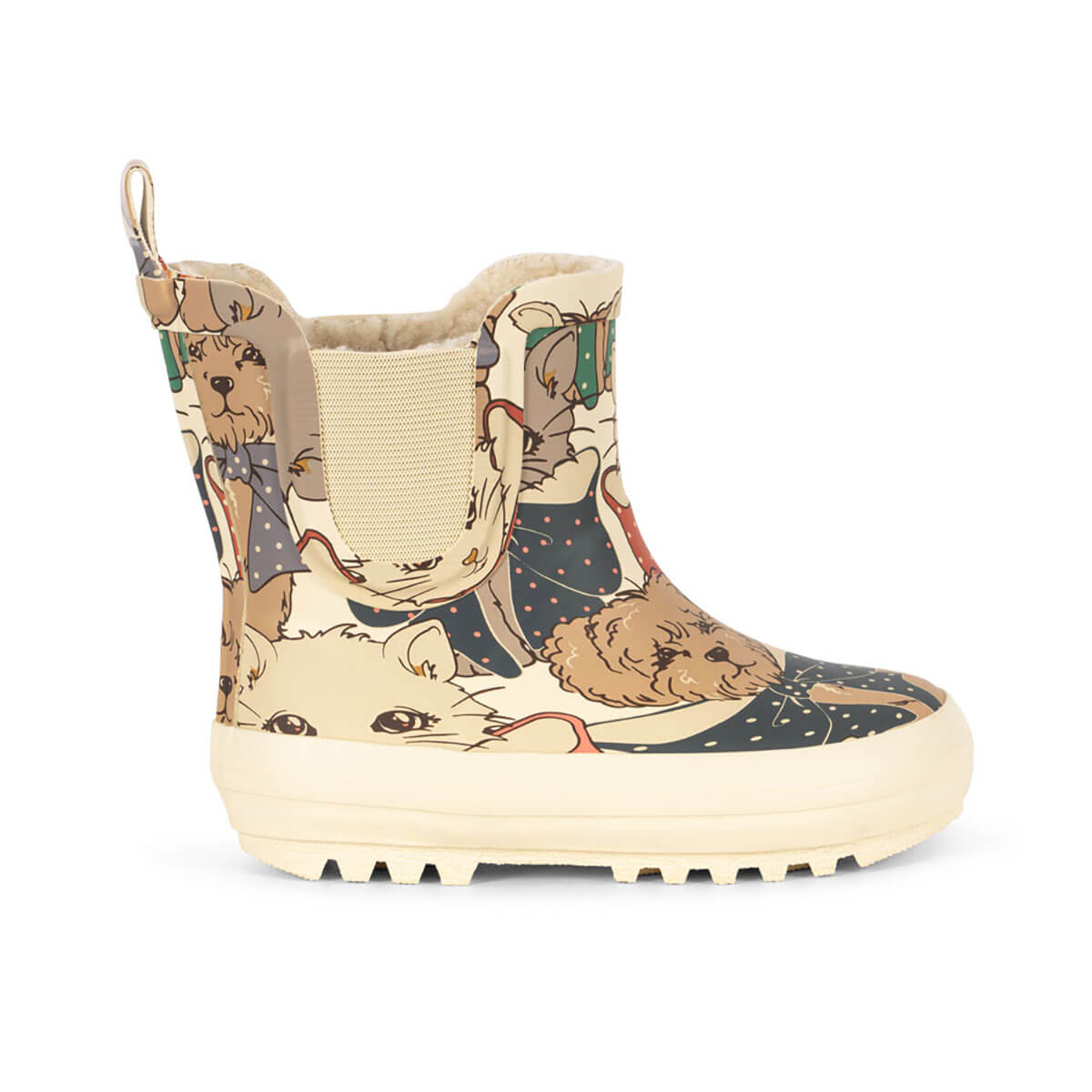 Roi Printed Rain Boot in Like Cats & Dogs by Konges Sløjd
