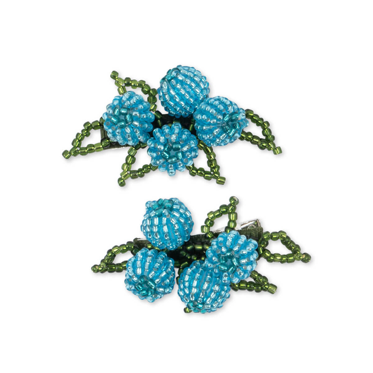 Beaded Blueberry Hair Clips (2 Pack) by Konges Sløjd