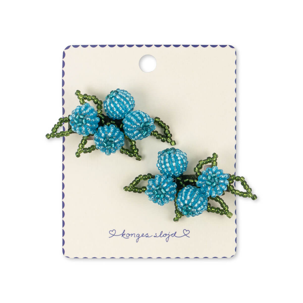 Beaded Blueberry Hair Clips (2 Pack) by Konges Sløjd