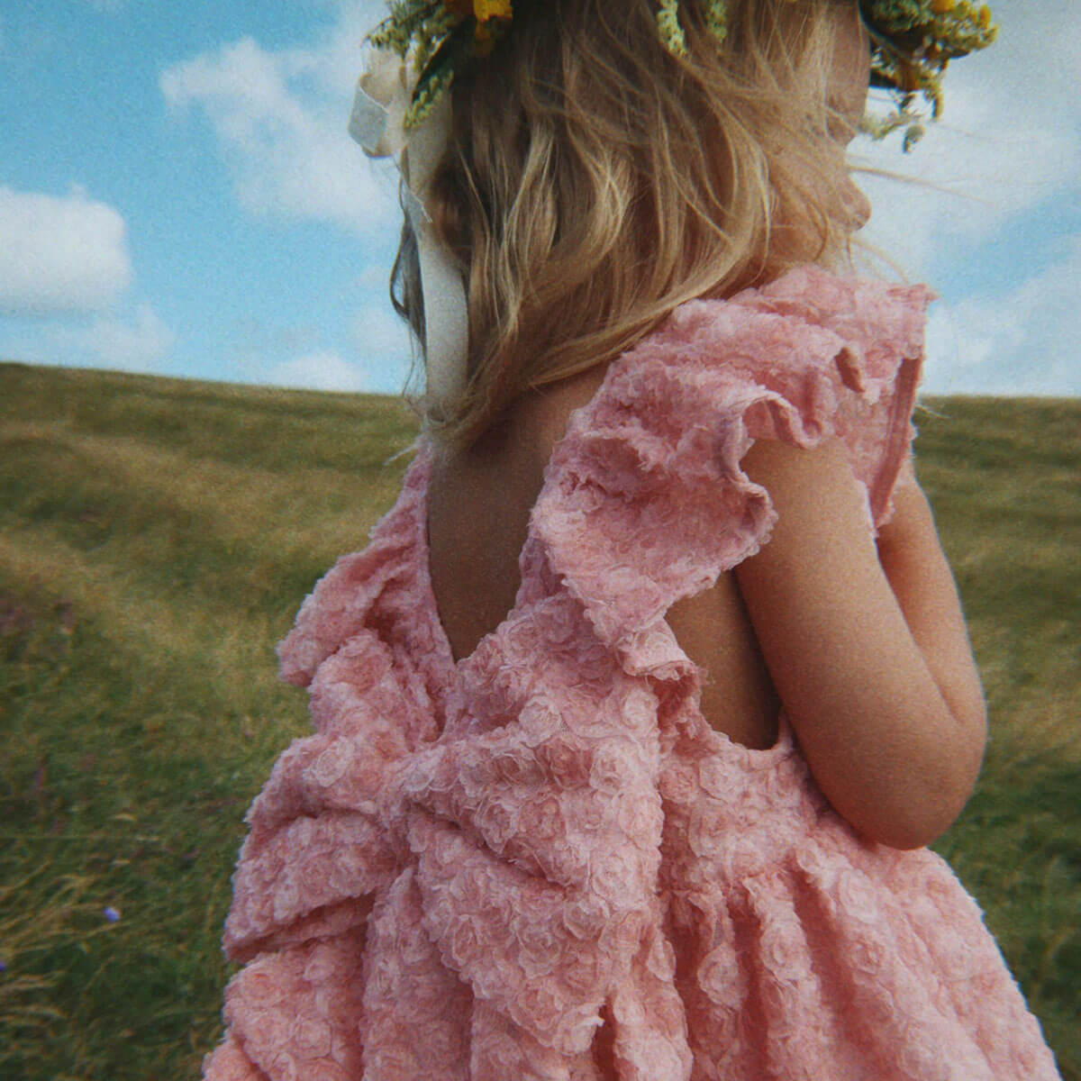 Ally Flower Dress in Veiled Rose by Konges Sløjd