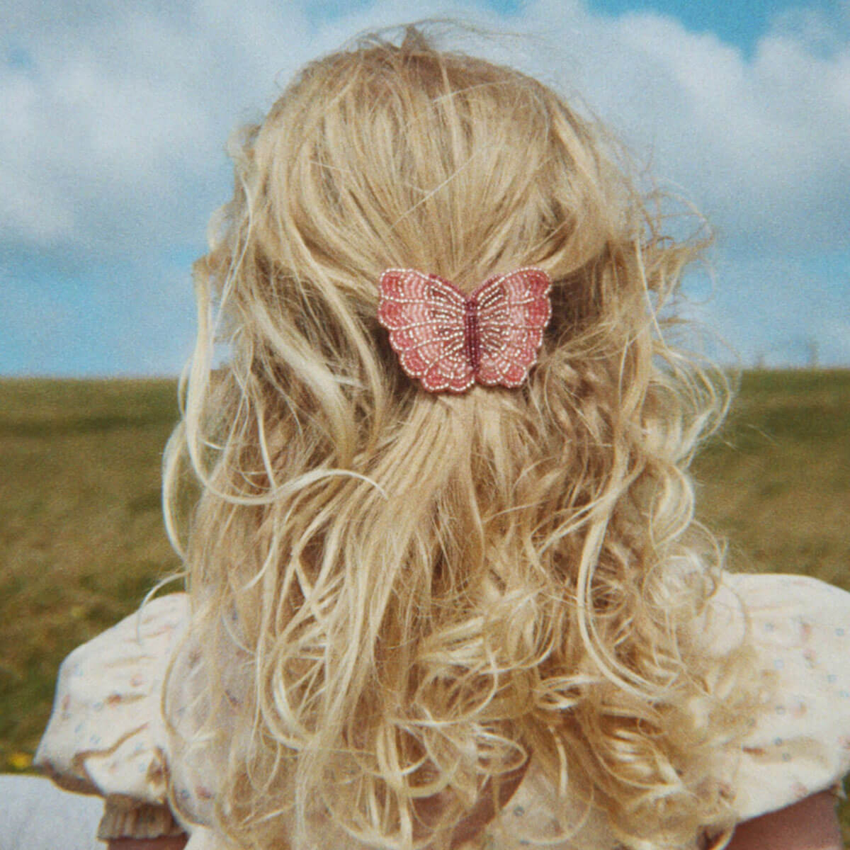 Butterfly Beaded Hair Clip by Konges Sløjd