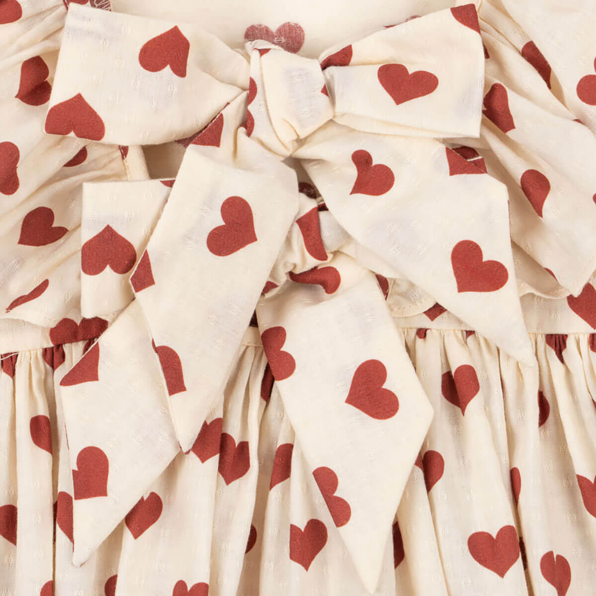 Cianna Bow Dress in Amour Rouge by Konges Sløjd