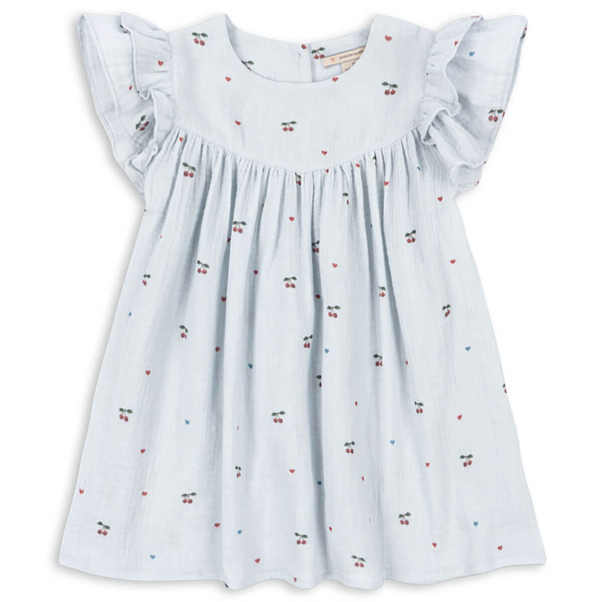 Coco Dress in Cherry Blue Coeur by Konges Sløjd