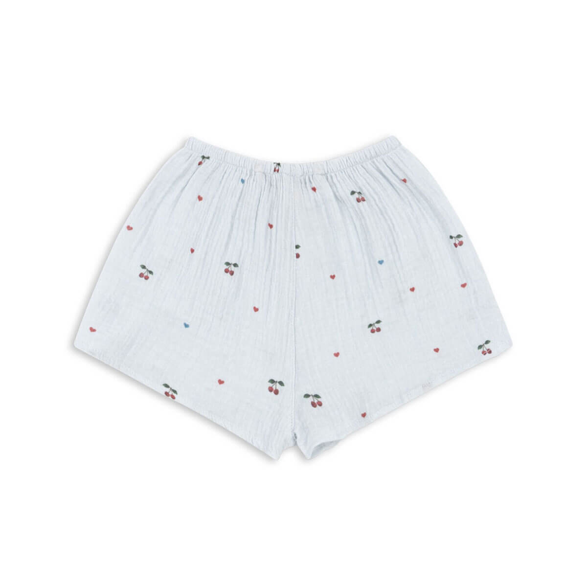Coco Mini Shorts in Cherry Blue Coeur by Konges Sløjd