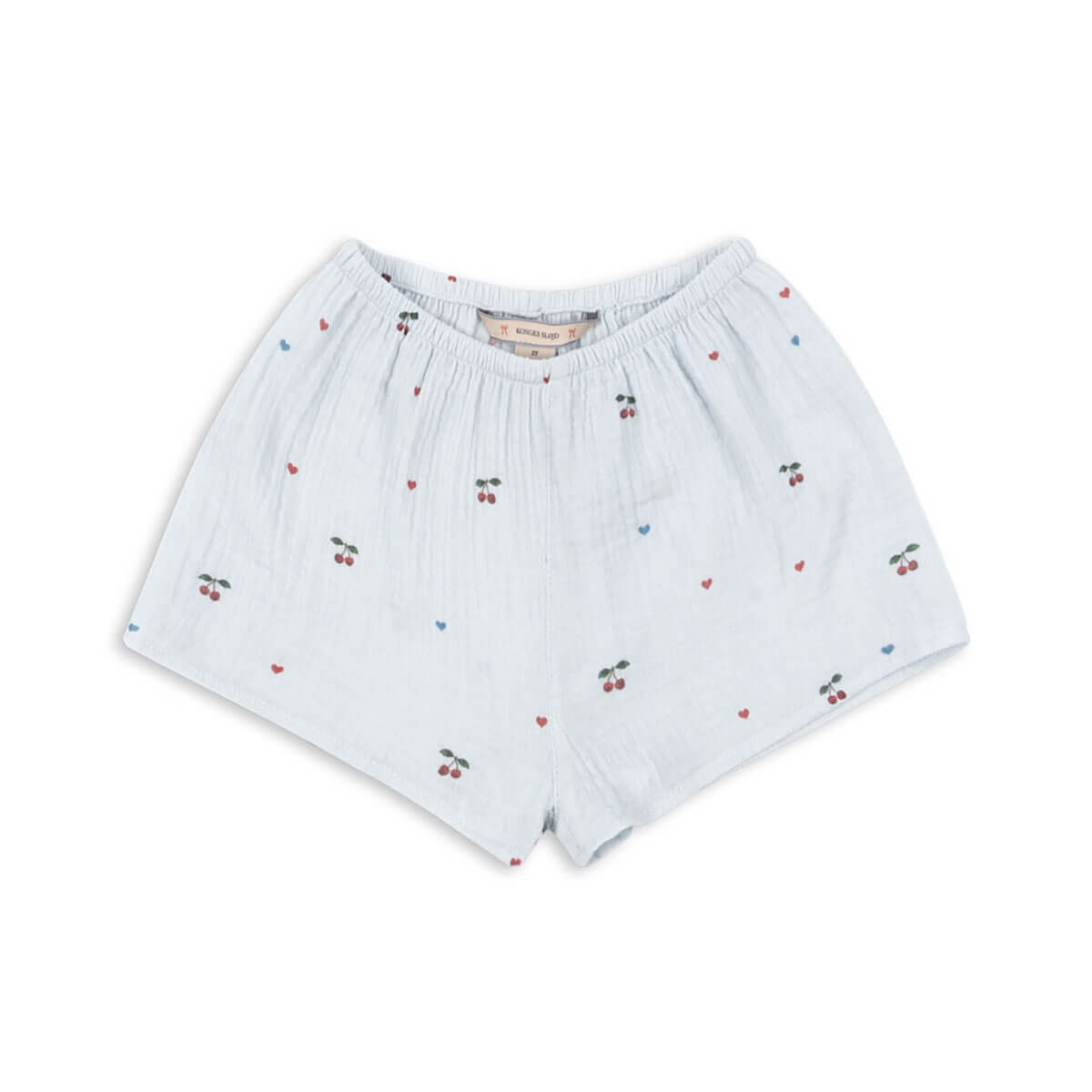 Coco Mini Shorts in Cherry Blue Coeur by Konges Sløjd