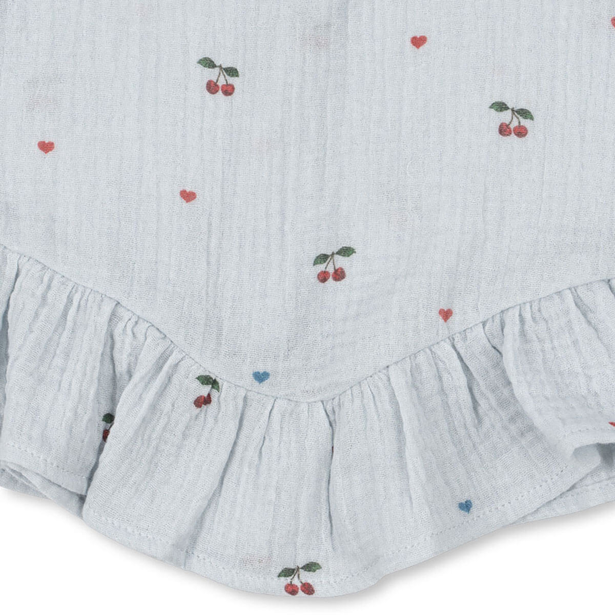 Coco Top in Cherry Blue Coeur by Konges Sløjd