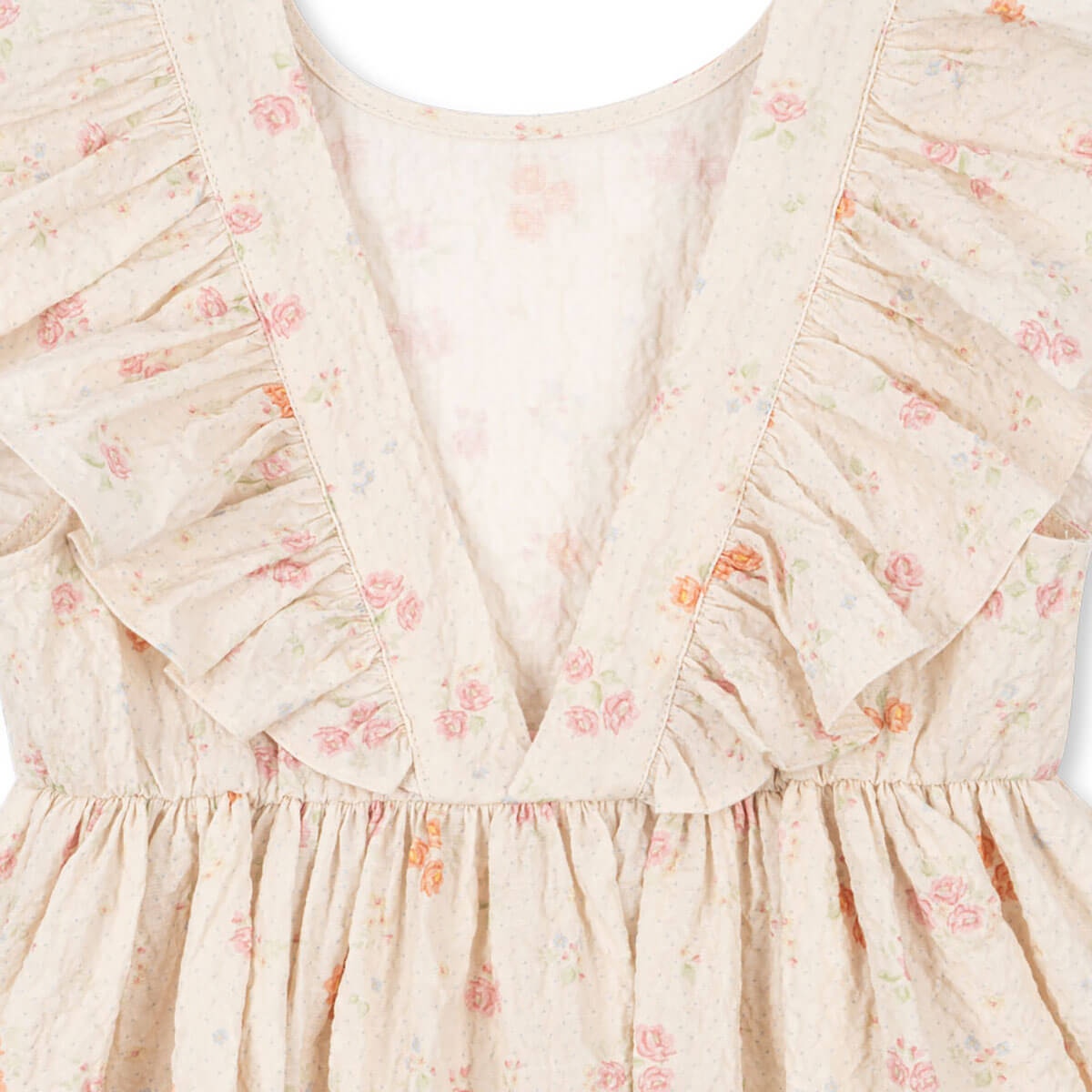 Elin Frill Dress in Nonoka by Konges Sløjd