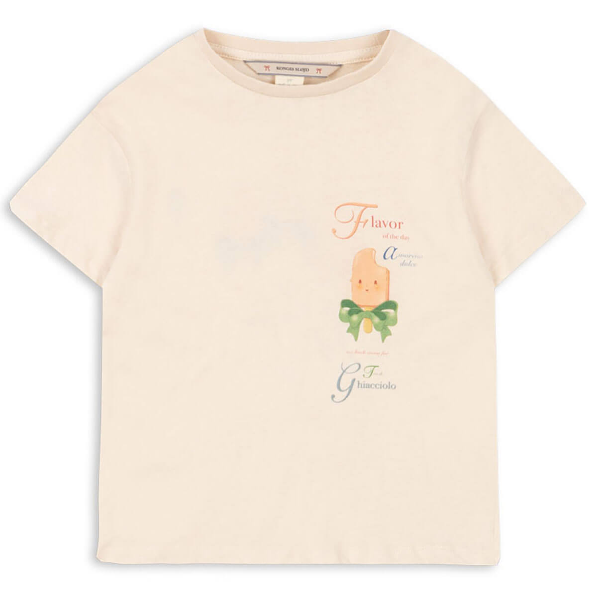 Era Tee in Ecru / Ghiacciolo by Konges Sløjd