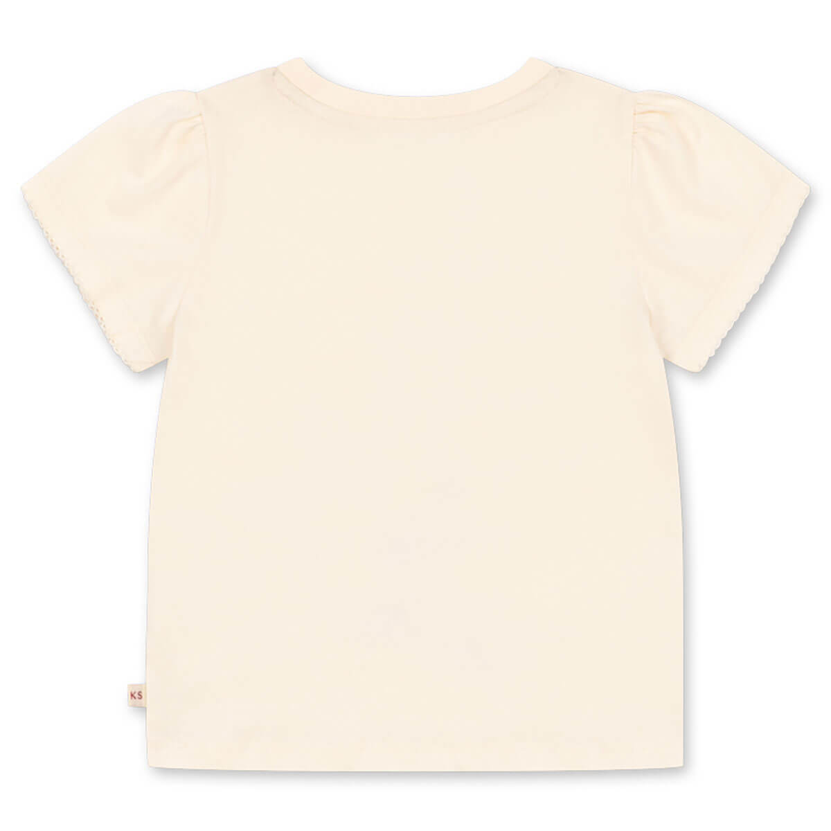 Famo Puff Tee in Ecru by Konges Sløjd