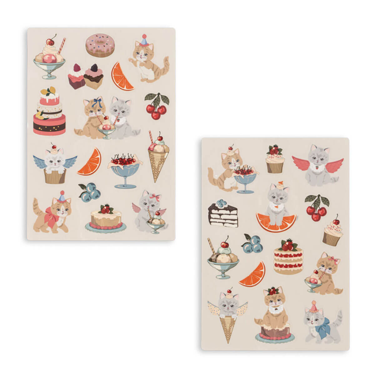 Forever Stickers in Kitty Friends by Konges Sløjd
