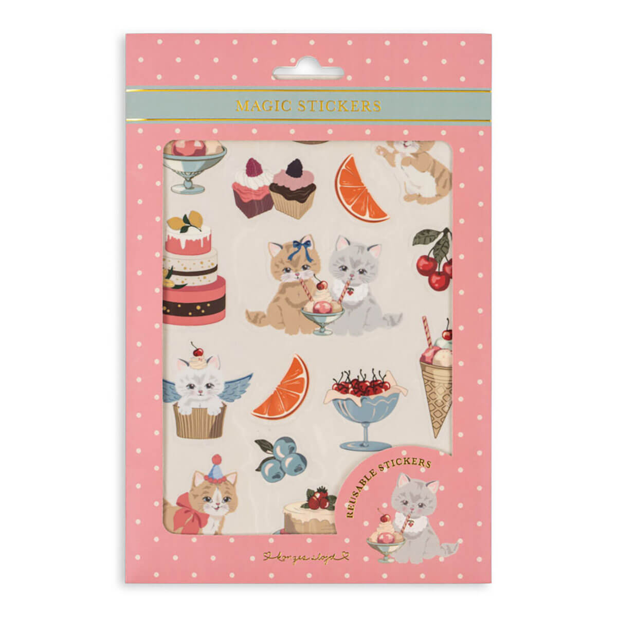 Forever Stickers in Kitty Friends by Konges Sløjd