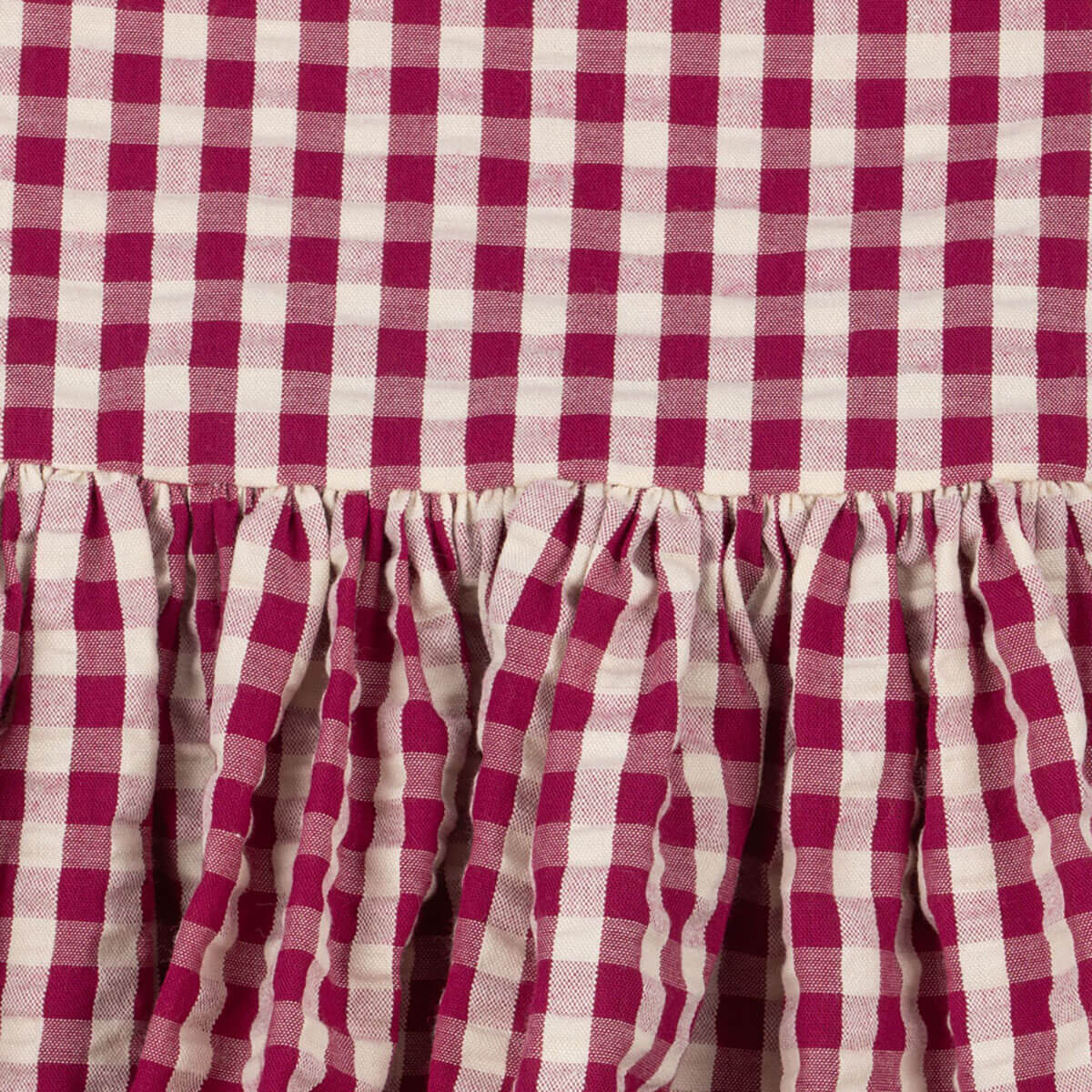 Isotta Dress in Raspberry Check by Konges Sløjd