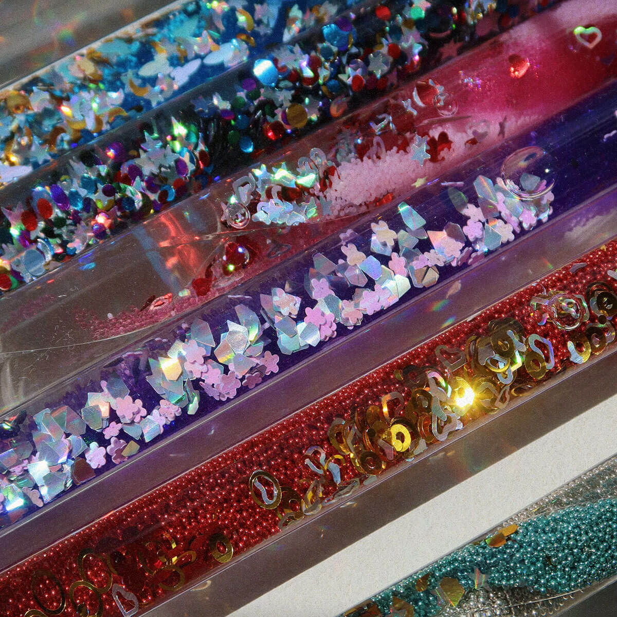 Magical Glitter Wand (Assorted Colours) by Konges Sløjd