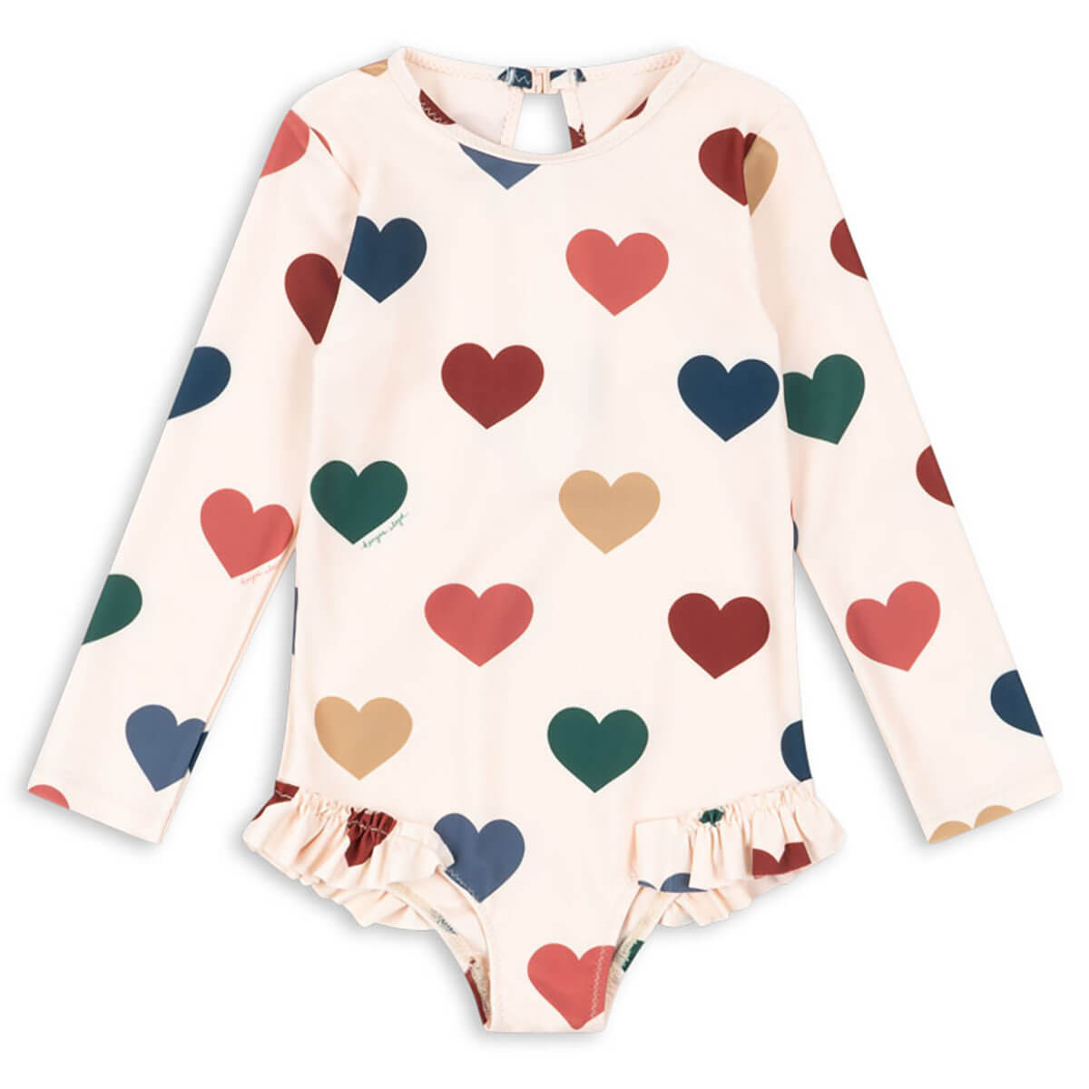 Manuca Long Sleeve Swimsuit in Bon Coeur Coloré by Konges Sløjd
