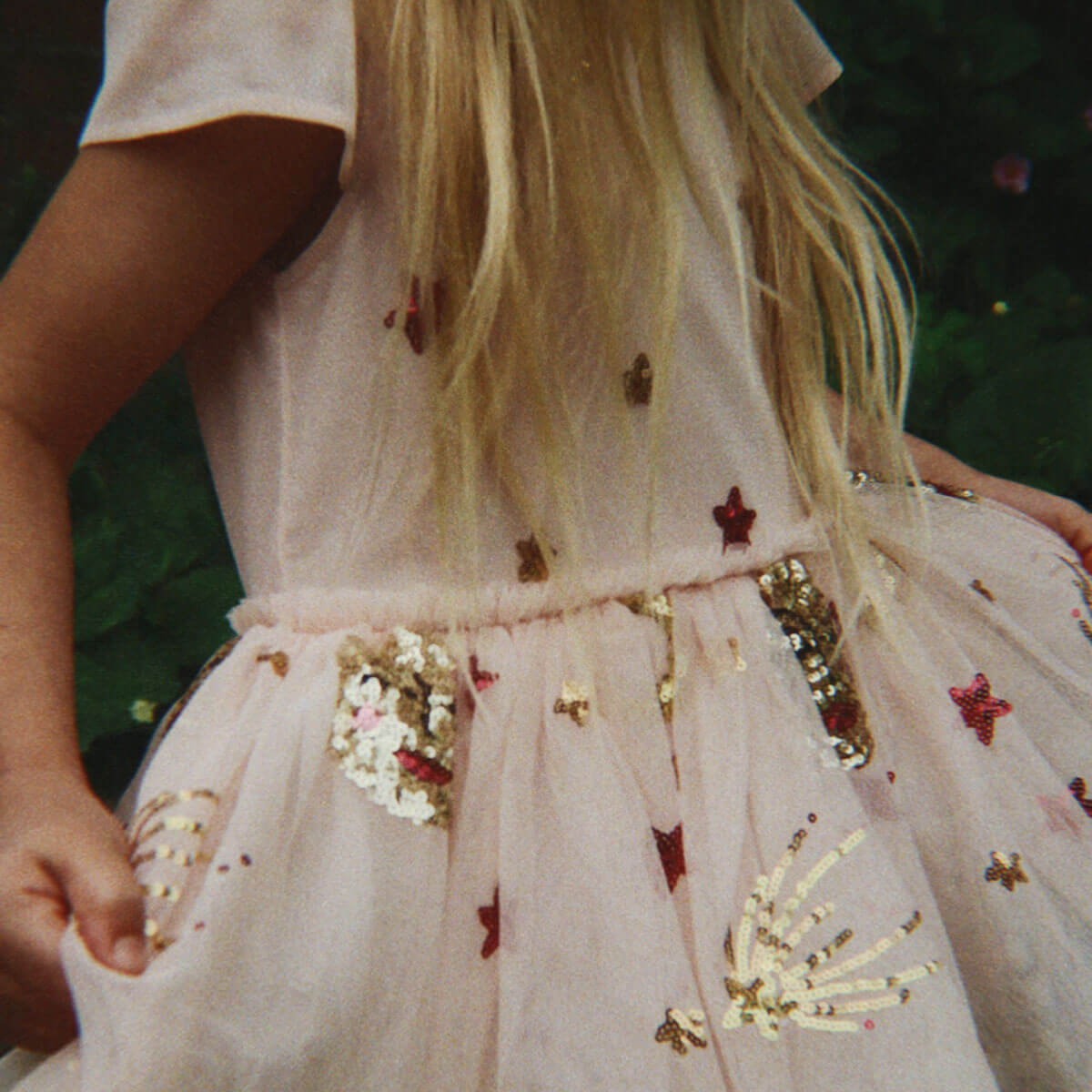 Odette Dress in Estella Sequin by Konges Sløjd