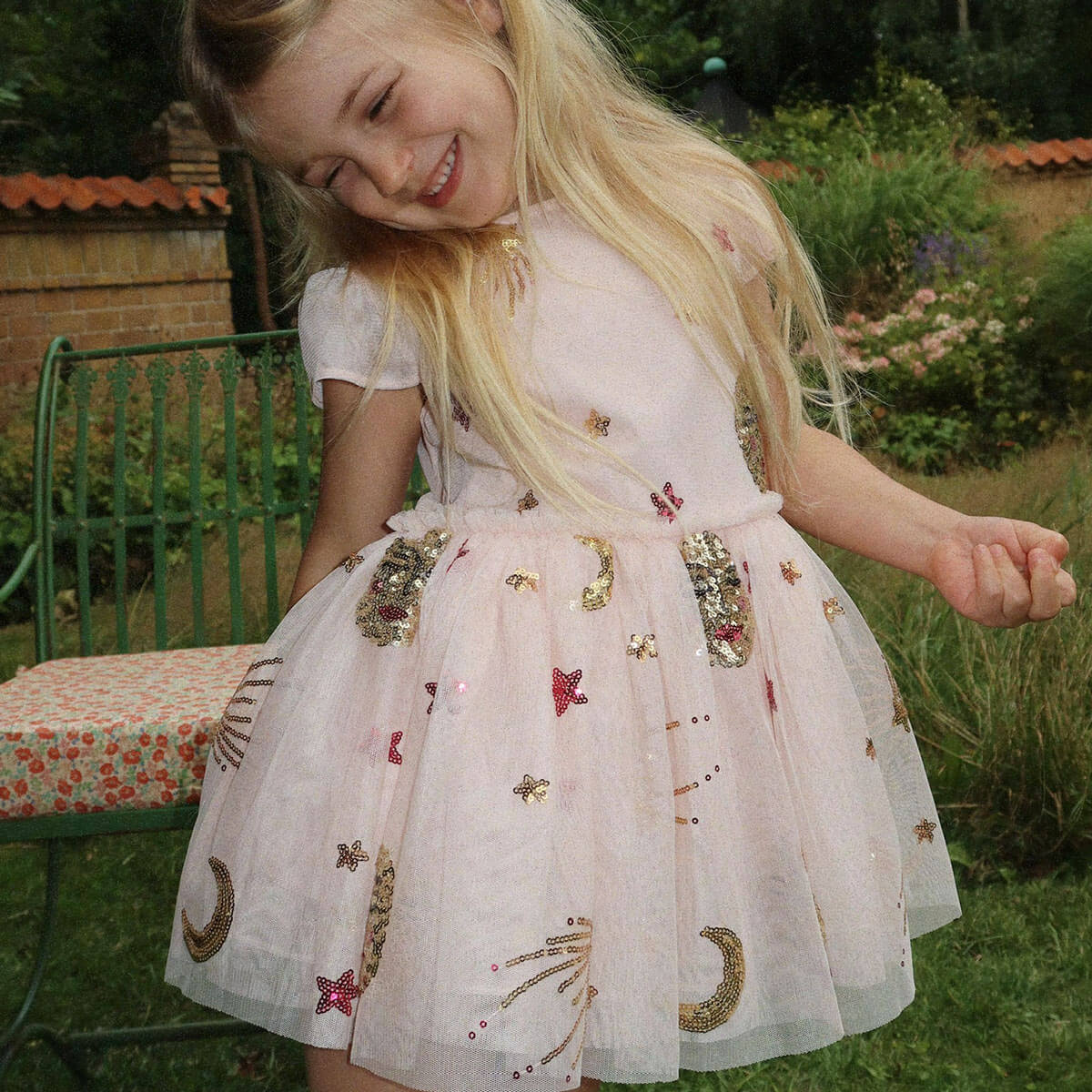 Odette Dress in Estella Sequin by Konges Sløjd