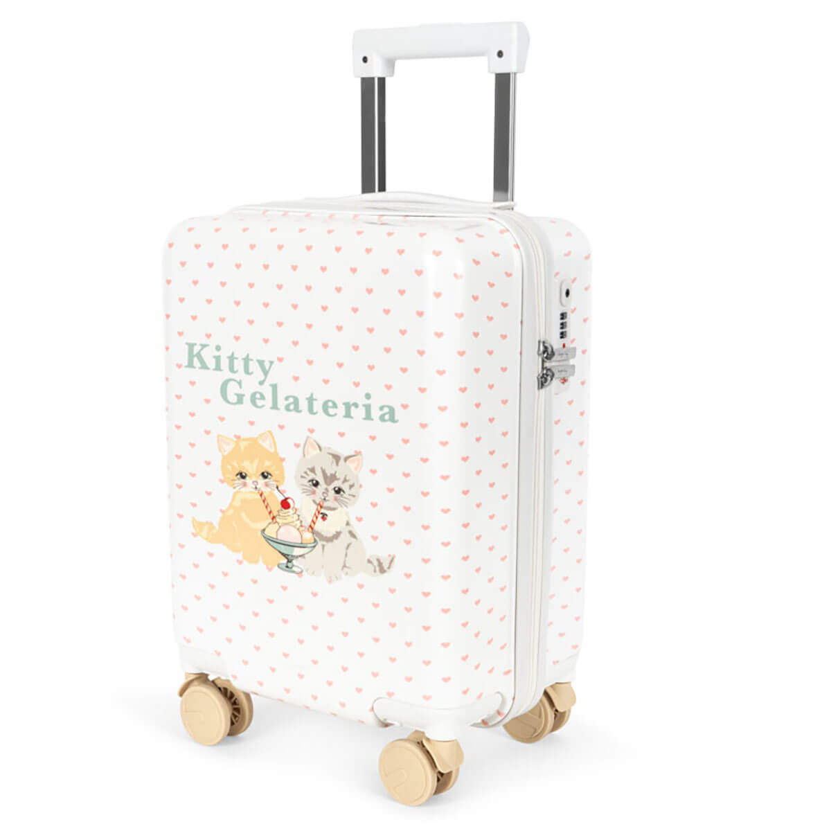 Travel Suitcase in Kitty Gelateria by Konges Sløjd