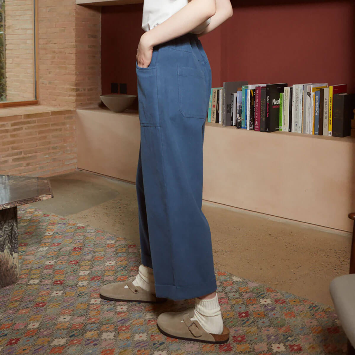 Lars Trousers in Marine by L.F.Markey
