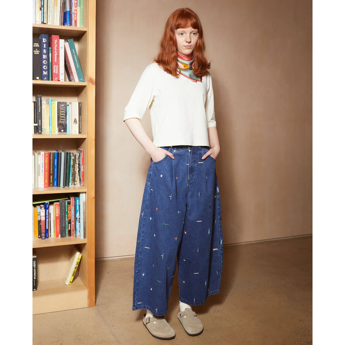 Mason Jeans in Puzzle Embroidery by L.F.Markey