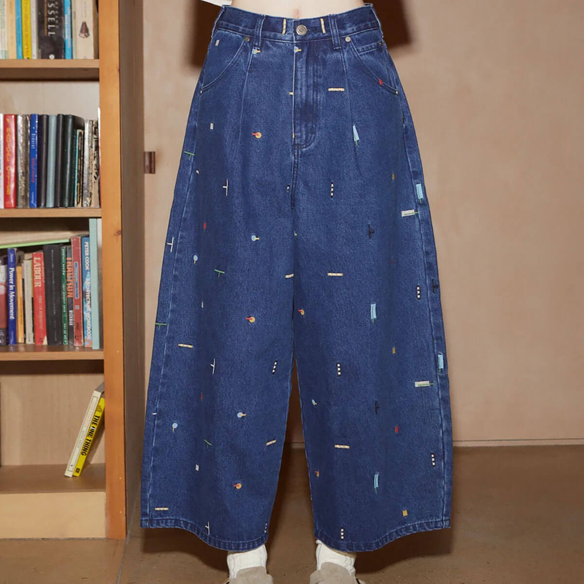 Mason Jeans in Puzzle Embroidery by L.F.Markey