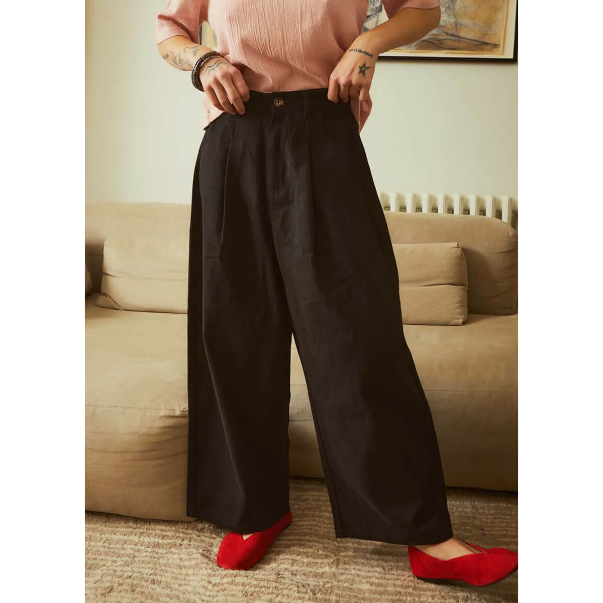 Mason Trousers in Black by L.F.Markey