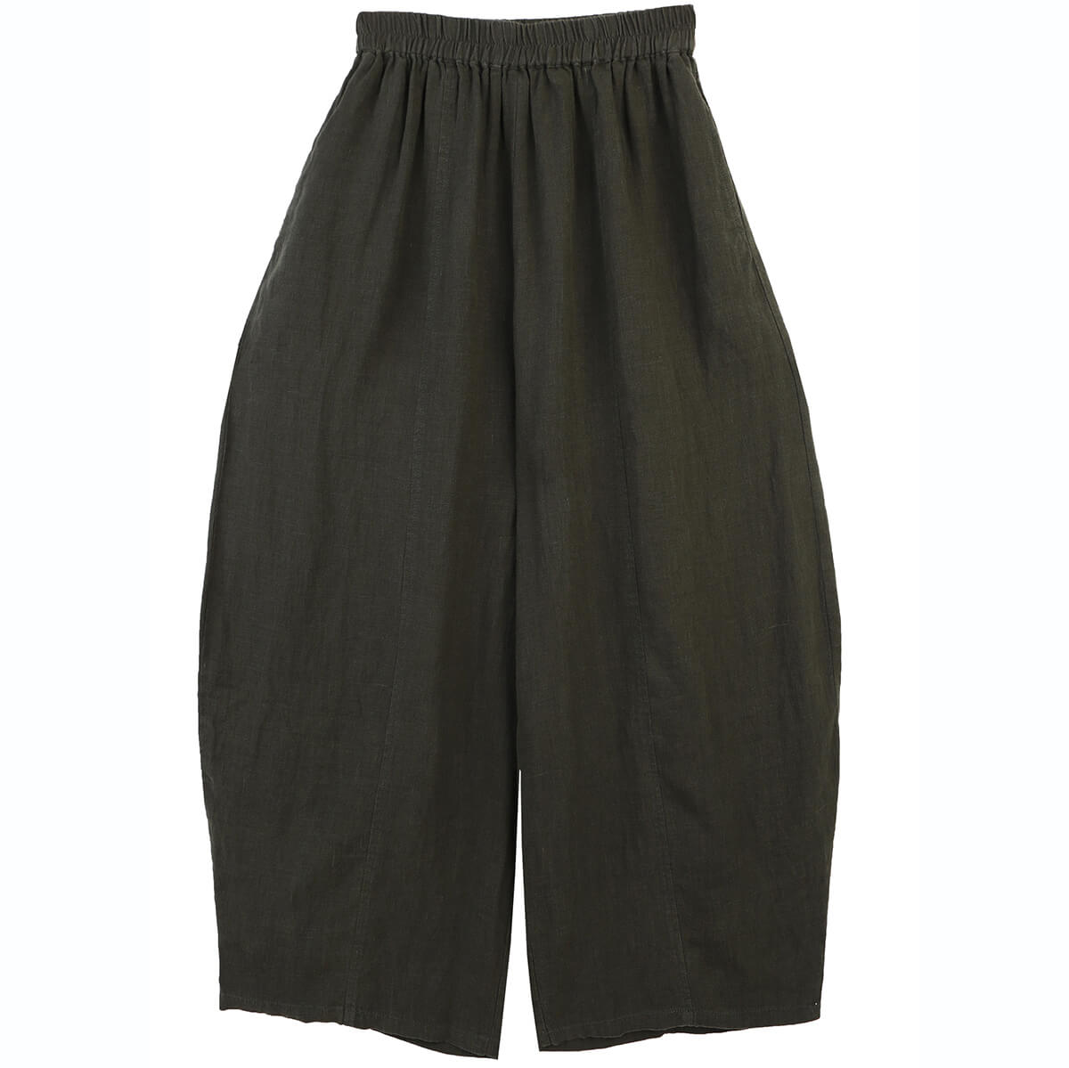 Basic Linen Trousers in Dark Forest by L.F.Markey