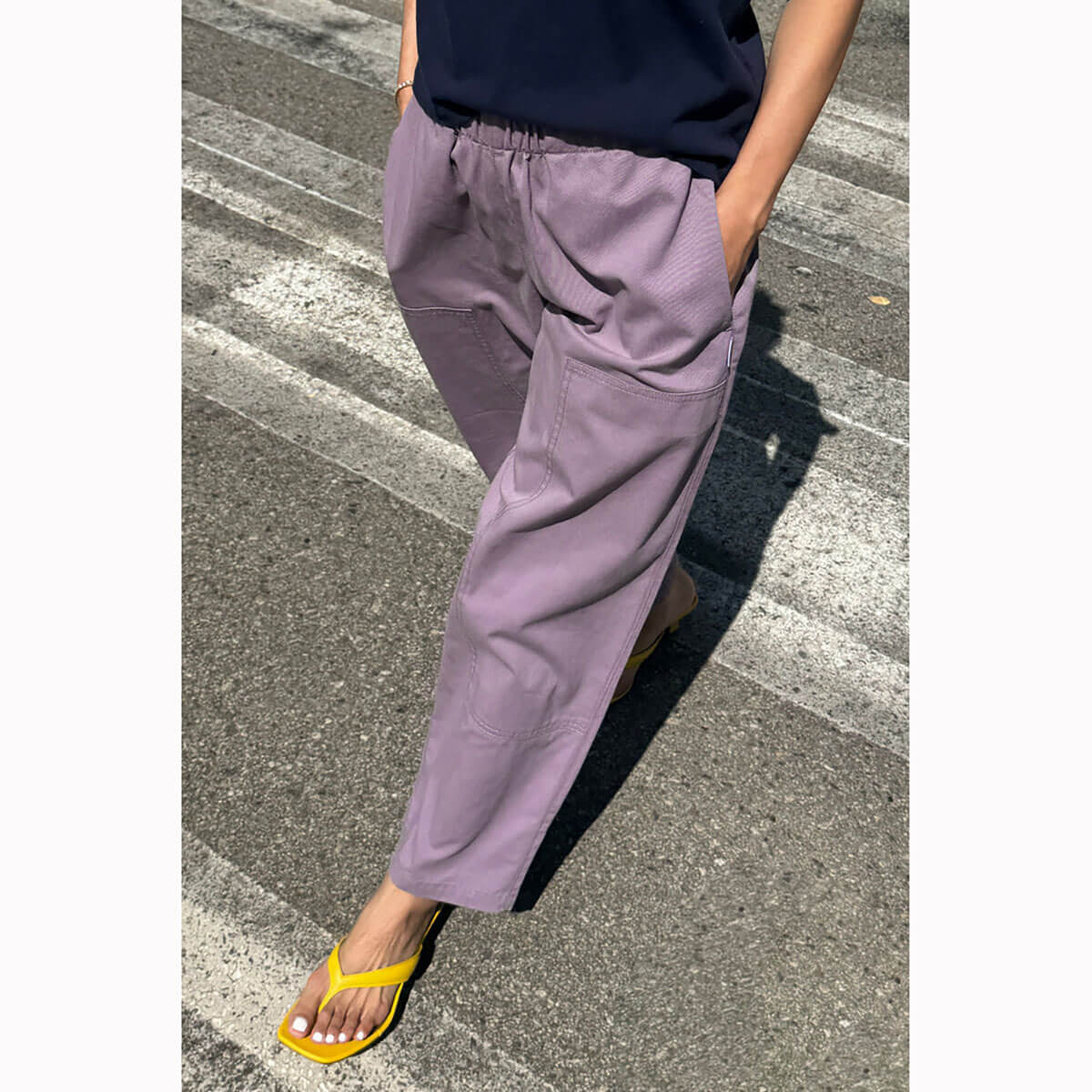 Gardener's Pants in Dried Lavender by Le Bon Shoppe