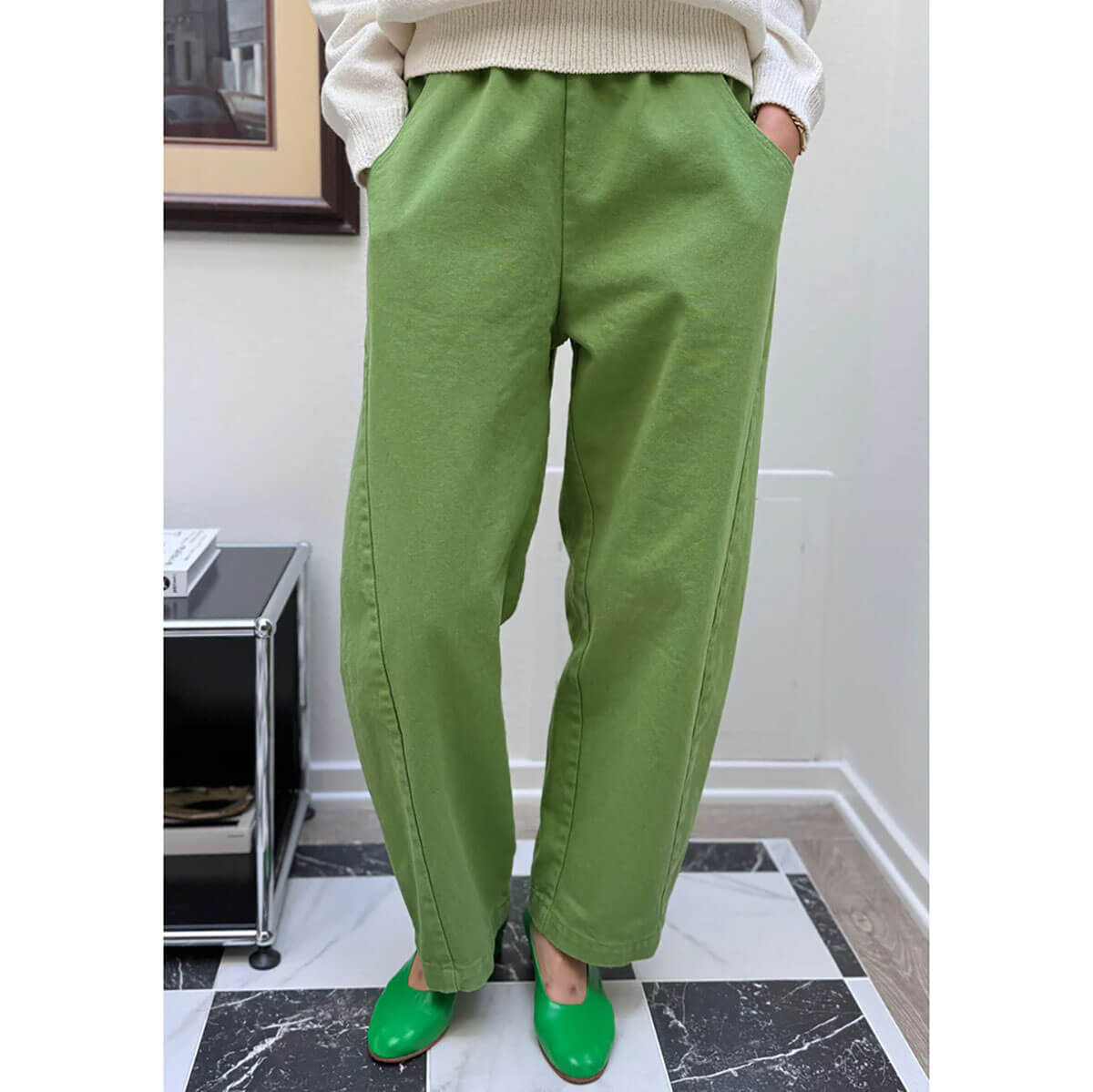 Arc Pants in Pistachio by Le Bon Shoppe