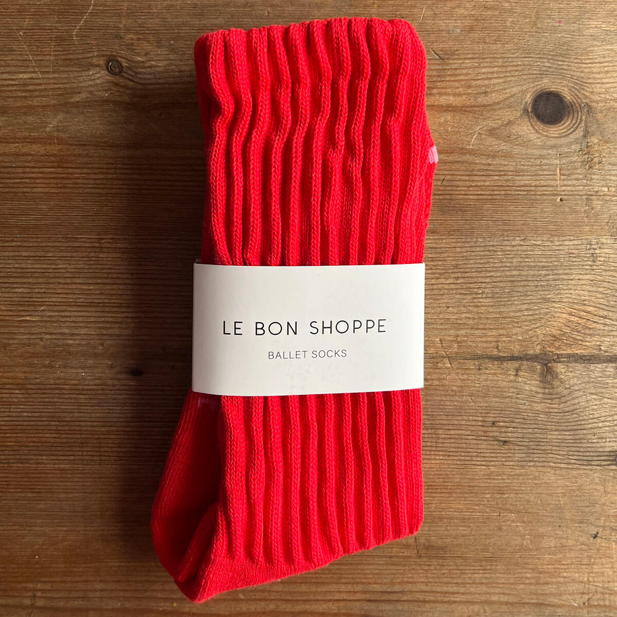 Ballet Adult Socks in Strawberry by Le Bon Shoppe