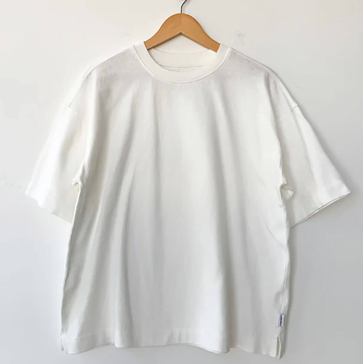 Jayden Tee in White Cotton by Le Bon Shoppe
