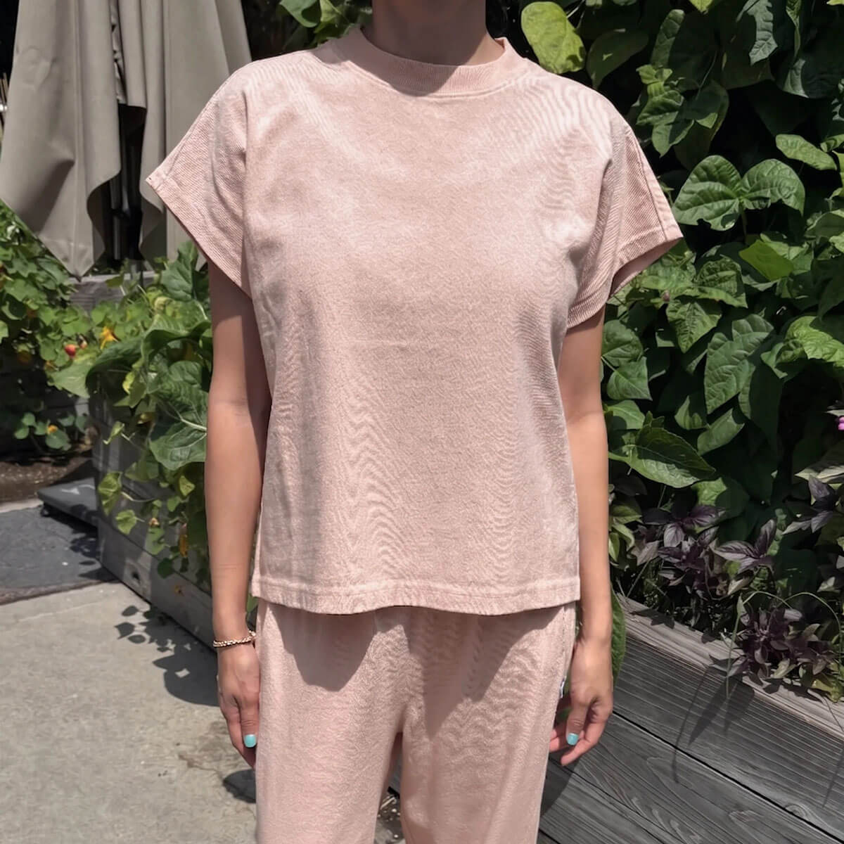Jeanne Tee in Baby Pink by Le Bon Shoppe